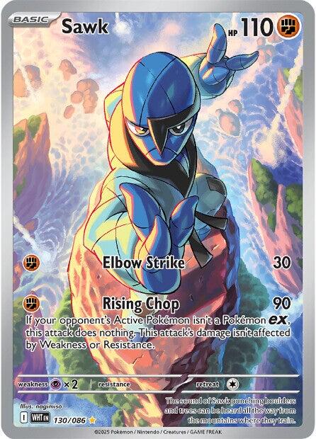 Sawk (130/086) [Scarlet & Violet: White Flare] - Pokémon - Card Brawlers | Quebec | Canada |