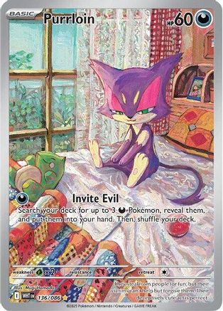 Purrloin (136/086) [Scarlet & Violet: White Flare] - Pokémon - Card Brawlers | Quebec | Canada |