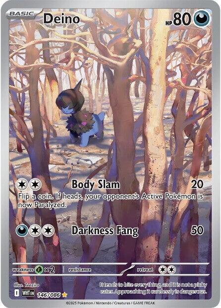Deino (146/086) [Scarlet & Violet: White Flare] - Pokémon - Card Brawlers | Quebec | Canada |