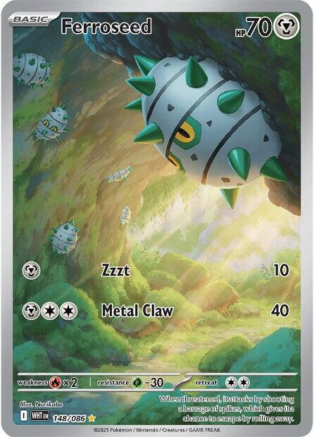 Ferroseed (148/086) [Scarlet & Violet: White Flare] - Pokémon - Card Brawlers | Quebec | Canada |