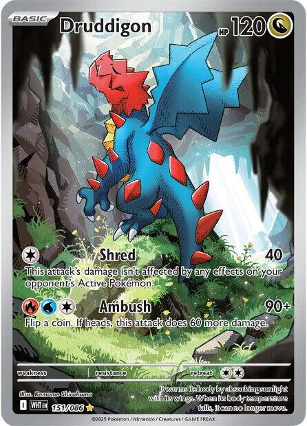 Druddigon (151/086) [Scarlet & Violet: White Flare] - Pokémon - Card Brawlers | Quebec | Canada |