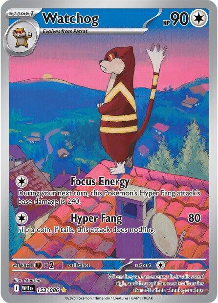 Watchog (153/086) [Scarlet & Violet: White Flare] - Pokémon - Card Brawlers | Quebec | Canada |
