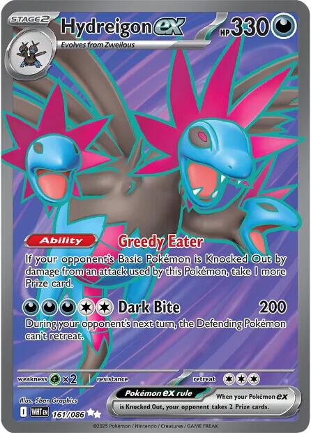 Hydreigon ex (161/086) [Scarlet & Violet: White Flare] - Pokémon - Card Brawlers | Quebec | Canada |