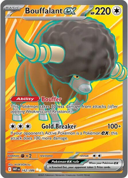 Bouffalant ex (162/086) [Scarlet & Violet: White Flare] - Pokémon - Card Brawlers | Quebec | Canada |