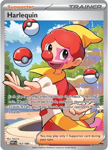 Harlequin (163/086) [Scarlet & Violet: White Flare] - Pokémon - Card Brawlers | Quebec | Canada |