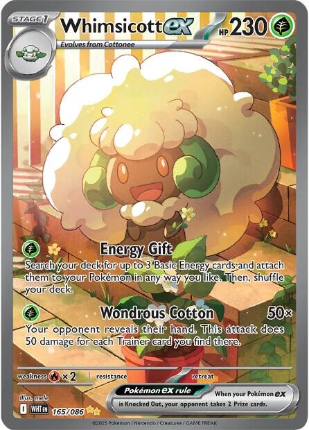 Whimsicott ex (165/086) [Scarlet & Violet: White Flare] - Pokémon - Card Brawlers | Quebec | Canada |