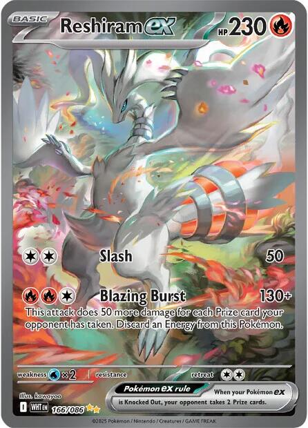 Reshiram ex (166/086) [Scarlet & Violet: White Flare] - Pokémon - Card Brawlers | Quebec | Canada |