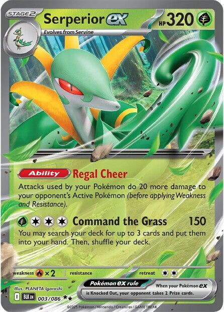 Serperior ex (003/086) [Scarlet & Violet: Black Bolt] - Pokémon - Card Brawlers | Quebec | Canada |