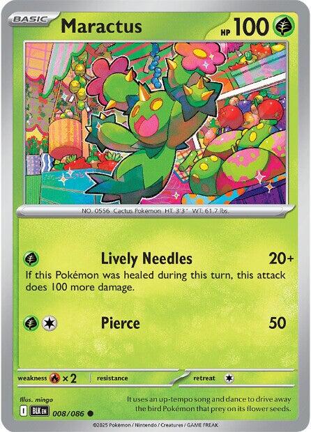 Maractus (008/086) [Scarlet & Violet: Black Bolt] - Pokémon - Card Brawlers | Quebec | Canada |