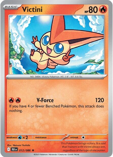 Victini (012/086) [Scarlet & Violet: Black Bolt] - Pokémon - Card Brawlers | Quebec | Canada |