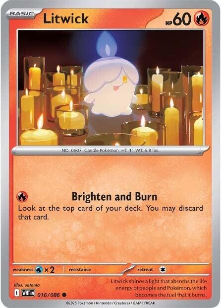 Litwick (016/086) [Scarlet & Violet: White Flare] - Pokémon - Card Brawlers | Quebec | Canada |