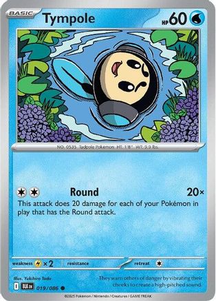 Tympole (019/086) [Scarlet & Violet: Black Bolt] - Pokémon - Card Brawlers | Quebec | Canada |