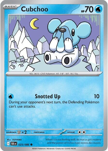 Cubchoo (025/086) [Scarlet & Violet: Black Bolt] - Pokémon - Card Brawlers | Quebec | Canada |