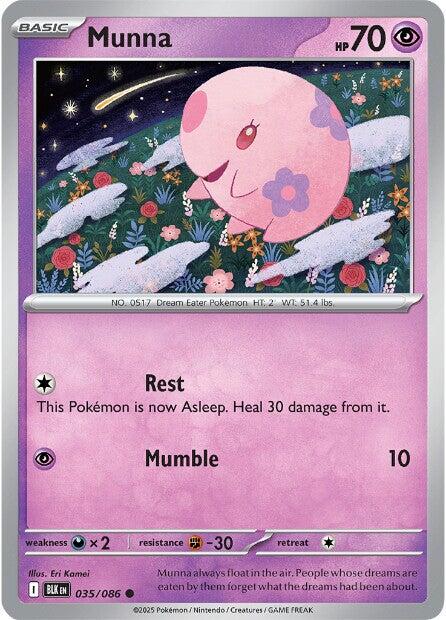Munna (035/086) [Scarlet & Violet: Black Bolt] - Pokémon - Card Brawlers | Quebec | Canada |