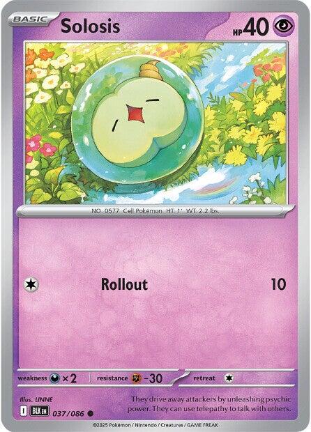 Solosis (037/086) [Scarlet & Violet: Black Bolt] - Pokémon - Card Brawlers | Quebec | Canada |