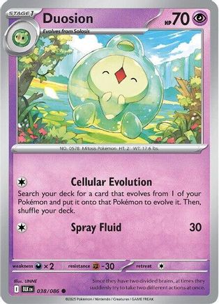 Duosion (041/086) [Scarlet & Violet: Black Bolt] - Pokémon - Card Brawlers | Quebec | Canada |