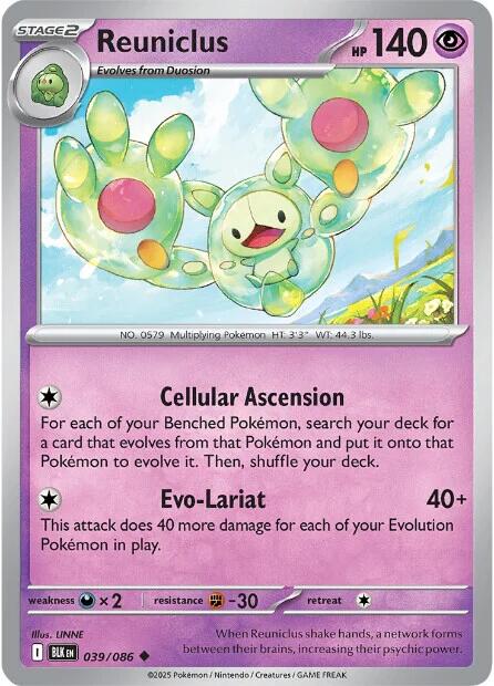 Reuniclus (039/086) [Scarlet & Violet: Black Bolt] - Pokémon - Card Brawlers | Quebec | Canada |