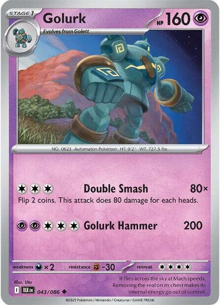 Golurk (043/086) [Scarlet & Violet: Black Bolt] - Pokémon - Card Brawlers | Quebec | Canada |
