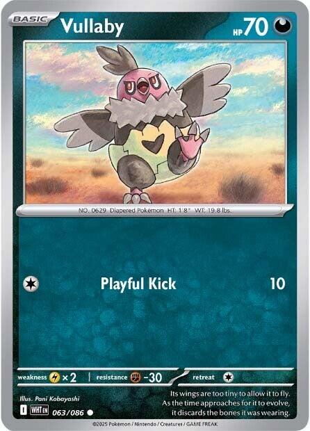 Vullaby (063/086) [Scarlet & Violet: White Flare] - Pokémon - Card Brawlers | Quebec | Canada |