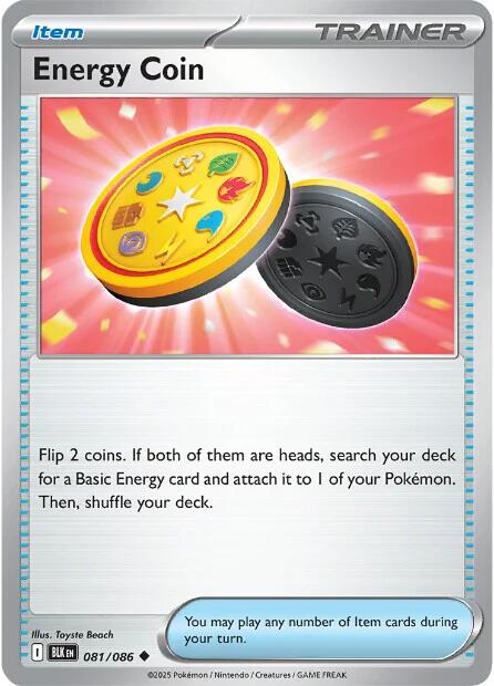 Energy Coin (081/086) [Scarlet & Violet: Black Bolt] - Pokémon - Card Brawlers | Quebec | Canada |