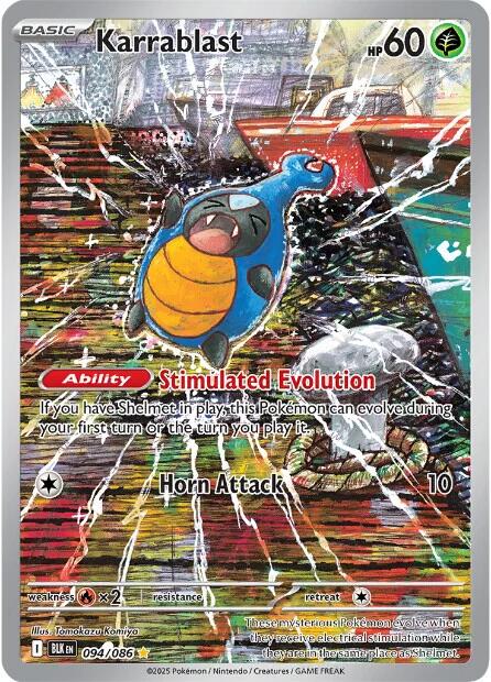 Karrablast (094/086) [Scarlet & Violet: Black Bolt] - Pokémon - Card Brawlers | Quebec | Canada |