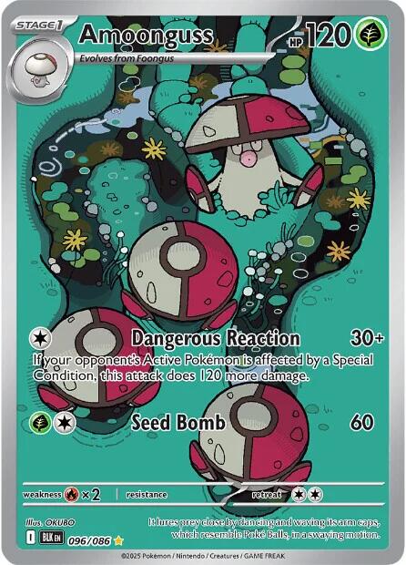Amoonguss (096/086) [Scarlet & Violet: Black Bolt] - Pokémon - Card Brawlers | Quebec | Canada |