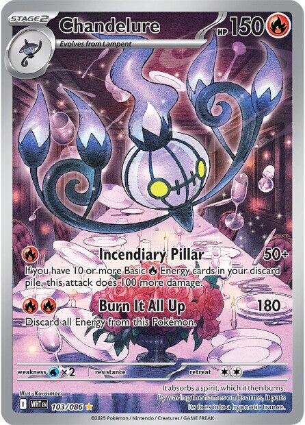 Chandelure (103/086) [Scarlet & Violet: White Flare] - Pokémon - Card Brawlers | Quebec | Canada |