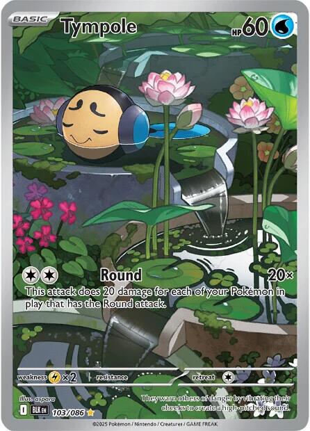 Tympole (103/086) [Scarlet & Violet: Black Bolt] - Pokémon - Card Brawlers | Quebec | Canada |