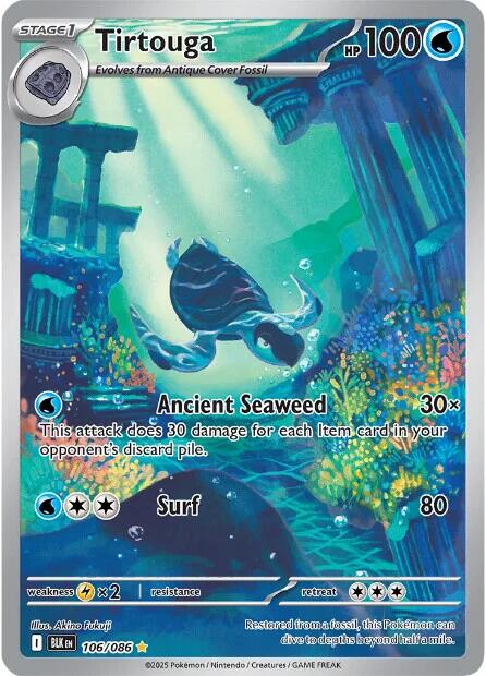 Tirtouga (106/086) [Scarlet & Violet: Black Bolt] - Pokémon - Card Brawlers | Quebec | Canada |