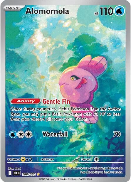 Alomomola (108/086) [Scarlet & Violet: Black Bolt] - Pokémon - Card Brawlers | Quebec | Canada |