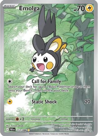 Emolga (112/086) [Scarlet & Violet: Black Bolt]
