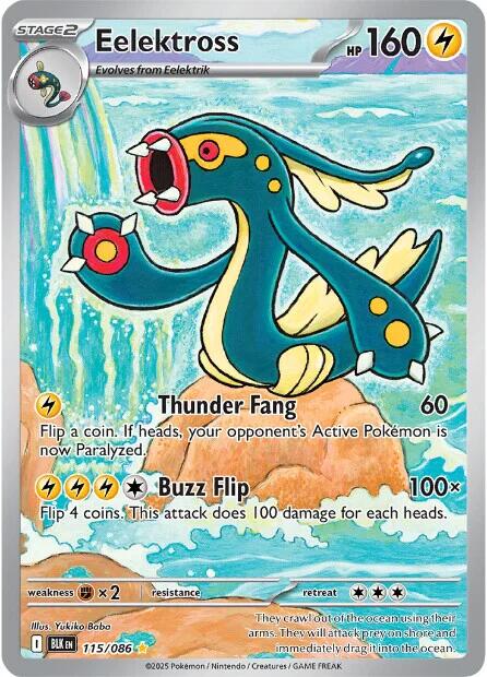 Eelektross (115/086) [Scarlet & Violet: Black Bolt] - Pokémon - Card Brawlers | Quebec | Canada |