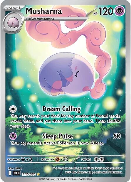 Musharna (117/086) [Scarlet & Violet: Black Bolt] - Pokémon - Card Brawlers | Quebec | Canada |