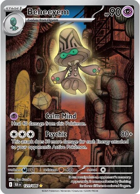 Beheeyem (121/086) [Scarlet & Violet: Black Bolt] - Pokémon - Card Brawlers | Quebec | Canada |