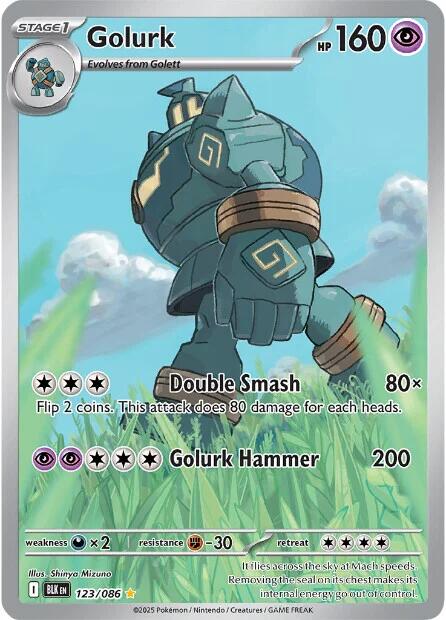 Golurk (123/086) [Scarlet & Violet: Black Bolt] - Pokémon - Card Brawlers | Quebec | Canada |