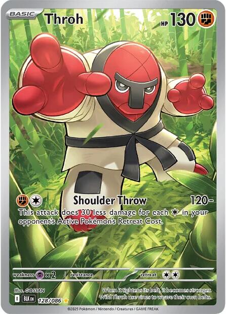 Throh (128/086) [Scarlet & Violet: Black Bolt] - Pokémon - Card Brawlers | Quebec | Canada |