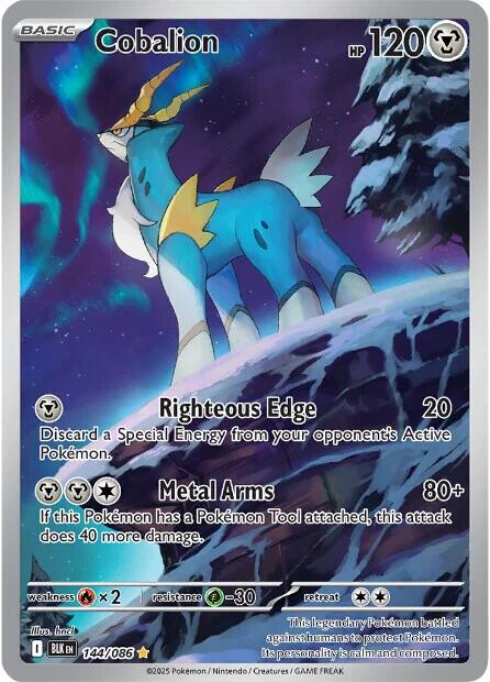 Cobalion (144/086) [Scarlet & Violet: Black Bolt] - Pokémon - Card Brawlers | Quebec | Canada |