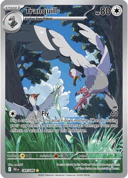 Tranquill (149/086) [Scarlet & Violet: Black Bolt] - Pokémon - Card Brawlers | Quebec | Canada |
