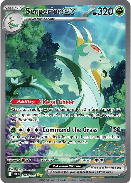Serperior ex (164/086) [Scarlet & Violet: Black Bolt] - Pokémon - Card Brawlers | Quebec | Canada |