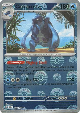 Carracosta (023/086) (Motif Poké Ball) [Écarlate et Violette : Éclair Noir] 