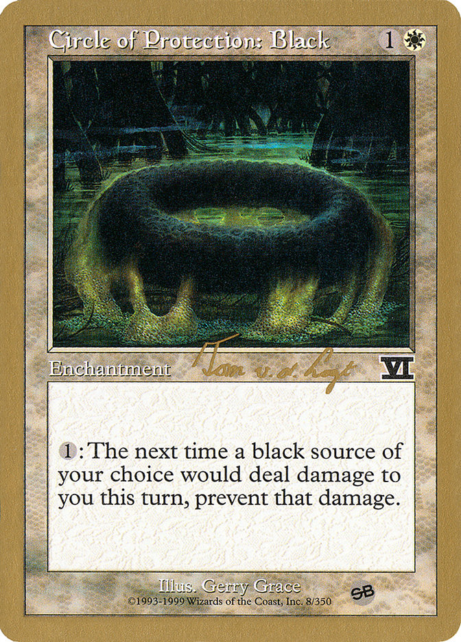Circle of Protection: Black (Tom van de Logt) (SB) [World Championship Decks 2000] - Magic: The Gathering - Card Brawlers | Quebec | Canada |