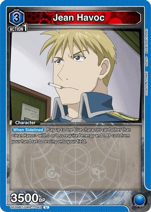 Jean Havoc (UE09BT/FMA-1-042) - UE09BT FULLMETAL ALCHEMIST - UE09BT: FULLMETAL ALCHEMIST - Card Brawlers | Quebec | Canada |