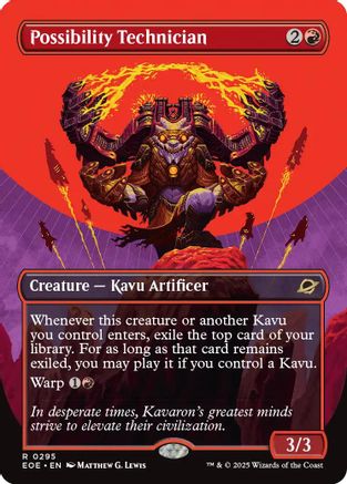 Possibility Technician (Borderless) [Edge of Eternities] - Magic: The Gathering - Card Brawlers | Quebec | Canada |