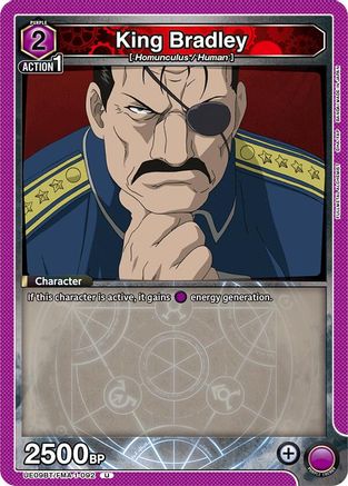 King Bradley (092) (UE09BT/FMA-1-092) - UE09BT FULLMETAL ALCHEMIST - UE09BT: FULLMETAL ALCHEMIST - Card Brawlers | Quebec | Canada |