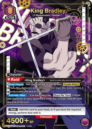 King Bradley (093) (SR*) (UE09BT/FMA-1-093) - UE09BT FULLMETAL ALCHEMIST Foil - UE09BT: FULLMETAL ALCHEMIST - Card Brawlers | Quebec | Canada |