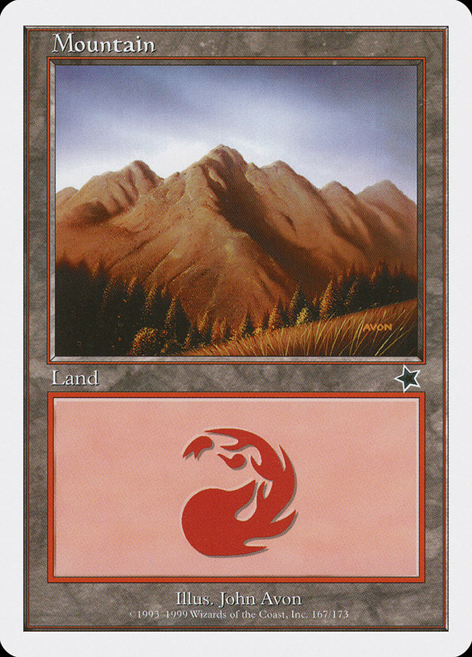 Mountain (167) [Starter 1999] - Magic: The Gathering - Card Brawlers | Quebec | Canada |