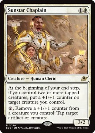 Sunstar Chaplain [Edge of Eternities] - Magic: The Gathering - Card Brawlers | Quebec | Canada |
