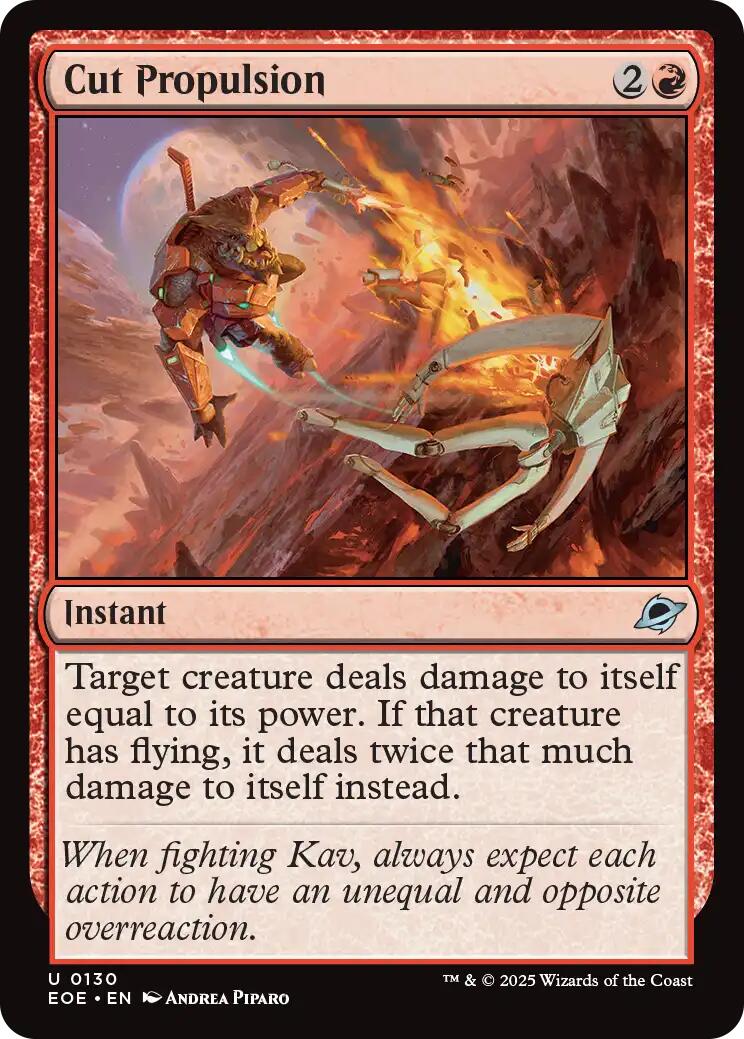 Cut Propulsion [Edge of Eternities] - Magic: The Gathering - Card Brawlers | Quebec | Canada |