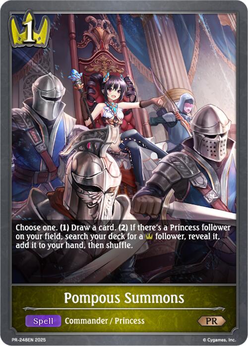 Pompous Summons (PR-248EN) [Promotional Cards] - Bushiroad - Card Brawlers | Quebec | Canada |