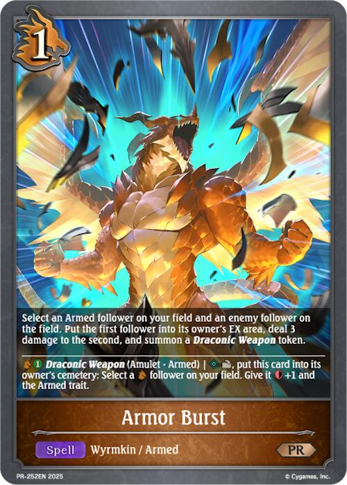 Armor Burst (PR-252EN) [Promotional Cards] - Bushiroad - Card Brawlers | Quebec | Canada |